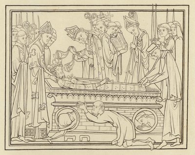 Sepoltura di Edoardo il Confessore, circa metà del XIII secolo da Henry Shaw