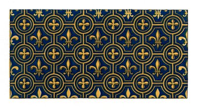 Ornamento a losanga, XIV secolo, 1843 da Henry Shaw