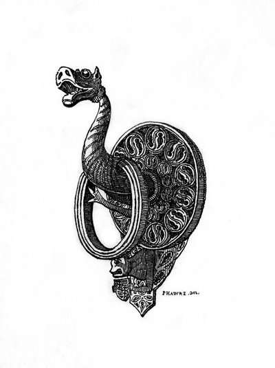 Battente della porta, fine XIV secolo, 1843 da Henry Shaw