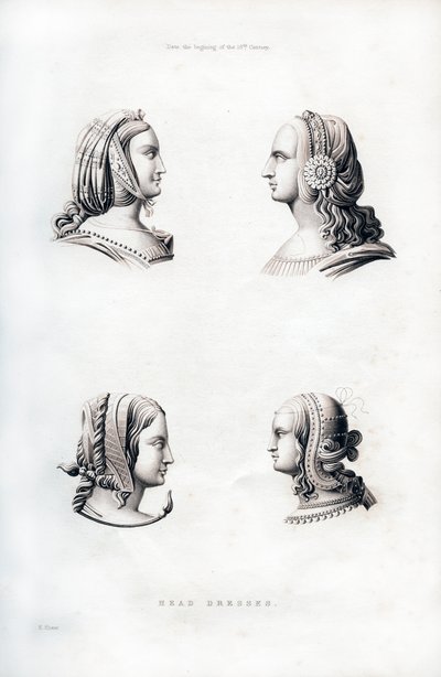 Copricapi, inizio XVI secolo da Henry Shaw