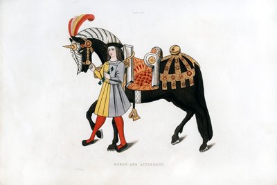 Cavallo e attendente, c1511, 1843 da Henry Shaw