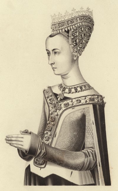 Margherita, Regina di Giacomo III di Scozia, circa 1483 da Henry Shaw
