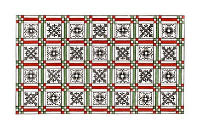 Pavimento ornamentale, XV secolo, 1843 da Henry Shaw