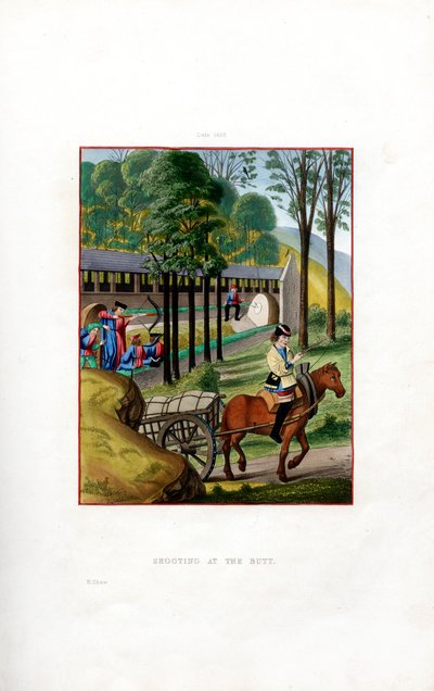 Tiro al bersaglio, 1496, 1843 da Henry Shaw