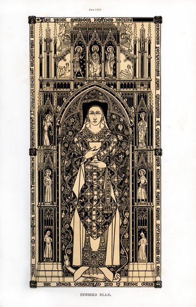 Il canonico di Poitiers, c1350, 1843 da Henry Shaw