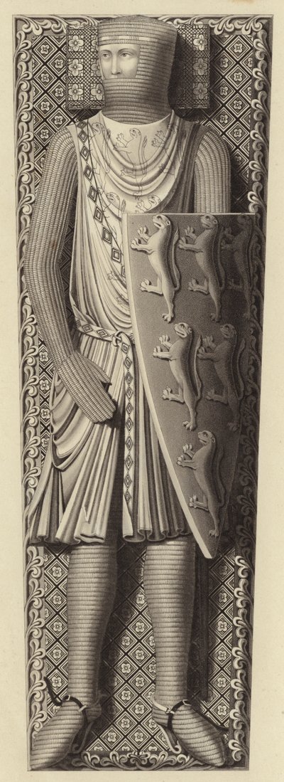 Guglielmo Longespée, Primo Conte di Salisbury, circa 1226 da Henry Shaw