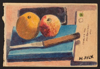 Frutta e coltello da Henry Silk