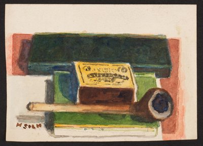 Fiammiferi e pipa, c.1930 da Henry Silk