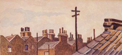Tetti visti da Rounton Road, c.1930 da Henry Silk