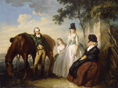 Ritratto di gruppo della famiglia Parker da Henry Singleton