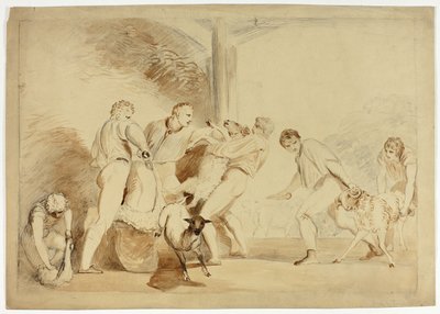 Tosatura delle pecore da Henry Singleton