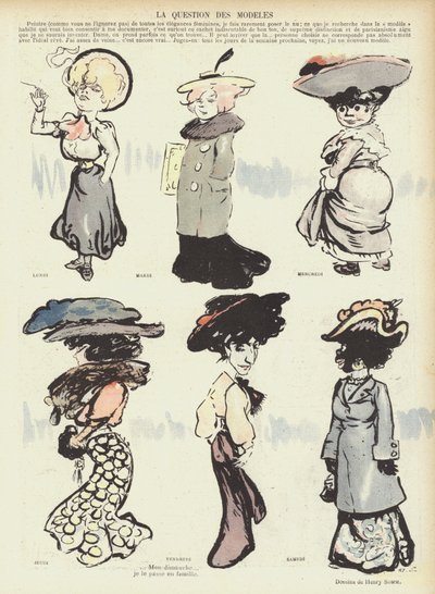Illustrazione per Le Rire da Henry Somm