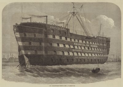 La nave ospedale Dreadnought, a Greenwich da Henry Spernon Tozer