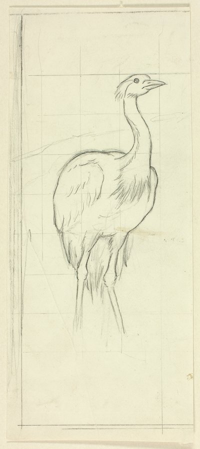 Uccello in piedi da Henry Stacy Marks