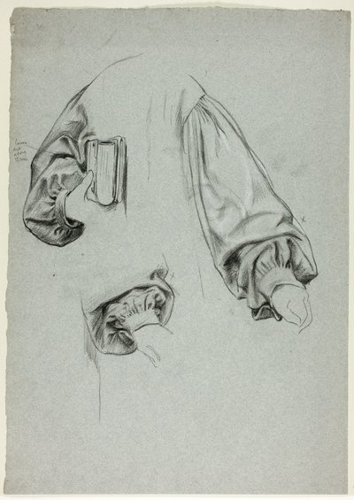 Tre schizzi di maniche da Henry Stacy Marks