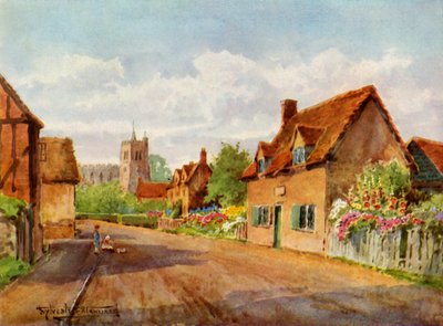 Cottage di Bunyan, Elstow, Bedford, 1943 da Henry Stannard