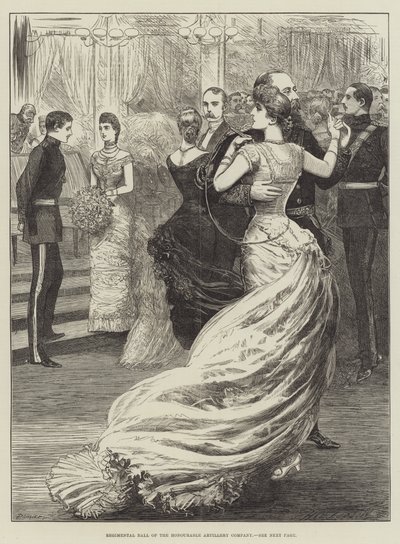 Ballo reggimentale della Honourable Artillery Company da Henry Stephen Ludlow
