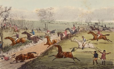 Una corsa a ostacoli, La strada sommersa da Henry Thomas (after) Alken