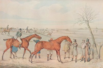 Una corsa a ostacoli: Il vincitore, 1827 da Henry Thomas Alken
