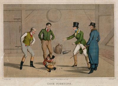 Combattimento di galli da Henry Thomas Alken
