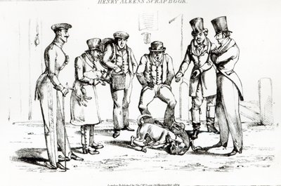 Combattimento di cani, 1824 da Henry Thomas Alken