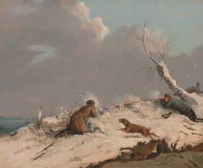 Caccia alle Anatre in Inverno da Henry Thomas Alken