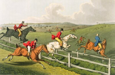Caccia alla volpe, acquaforte di I. Clark, pub. da Thomas McLean, 1820 da Henry Thomas Alken