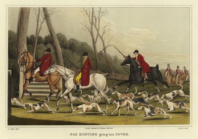 Caccia alla volpe in copertura da Henry Thomas Alken
