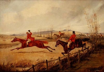 Corsa sfrenata, oltre la recinzione da Henry Thomas Alken