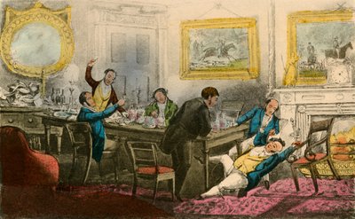 Sollevami! Legami alla mia sedia! Riempimi il bicchiere! da Henry Thomas Alken
