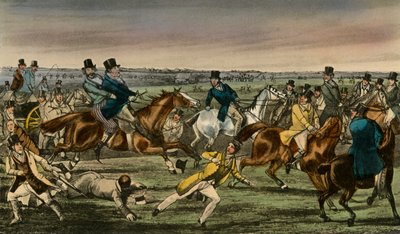 Il signor Jorrocks entra nel Betting-ring di Newmarket, 1838 da Henry Thomas Alken