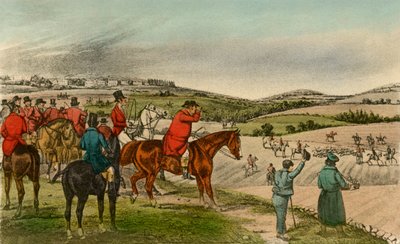 Il signor Jorrocks telegrafa la Volpe, 1838 da Henry Thomas Alken