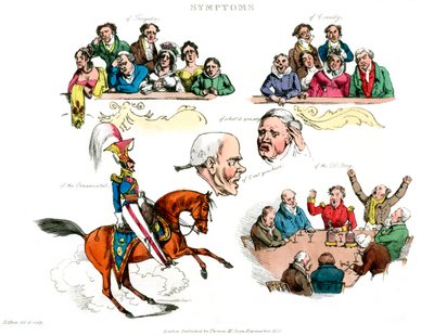 Sintomi di essere divertiti, 1822 da Henry Thomas Alken