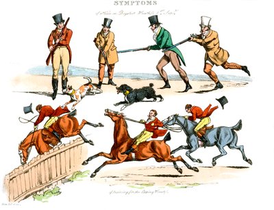 Sintomi di essere divertiti, 1822 da Henry Thomas Alken