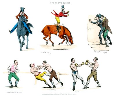 Sintomi di essere divertiti, 1822 da Henry Thomas Alken