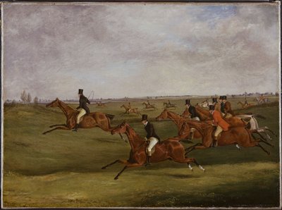 La Grand Leicestershire Steeplechase, 12 marzo 1829: Andando al passo da Henry Thomas Alken