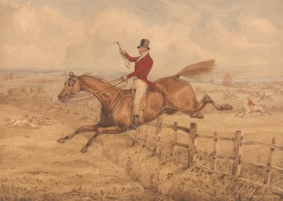 Superare una Recinzione e Entrare Bene nel Campo Successivo da Henry Thomas Alken