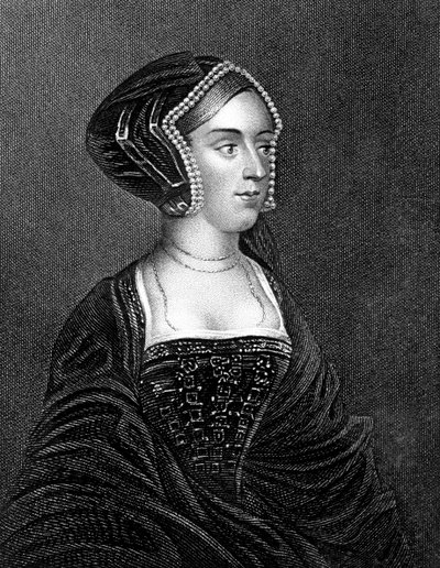 Anna Bolena, seconda moglie di Enrico VIII, XIX secolo da Henry Thomas Ryall