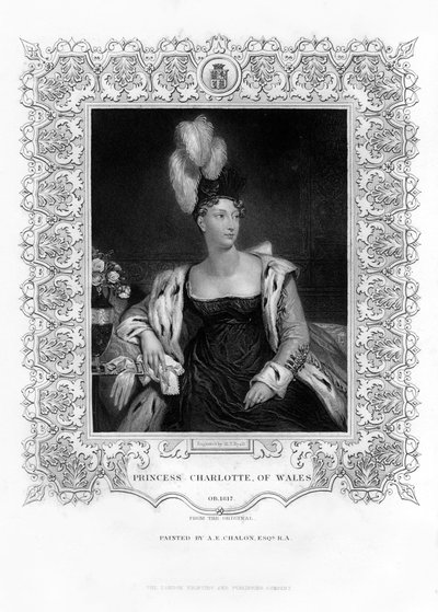 Principessa Carlotta Augusta del Galles, XIX secolo da Henry Thomas Ryall