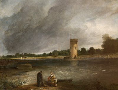 Lago e Torre di Tabley, la residenza di Sir John Leicester, Bt da Henry Thomson