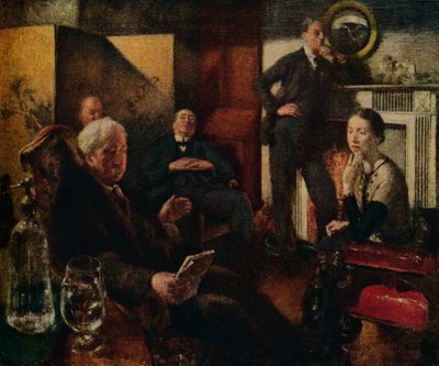 Sabato sera nella valle, 1928-9 da Henry Tonks