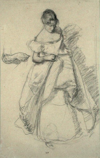 Studio di una ragazza da Henry Tonks