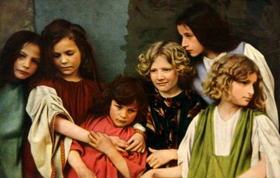 Giovani attori nella Passione di Oberammergau da Henry Traut