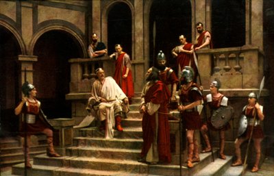 Gesù davanti a Pilato da Henry Traut