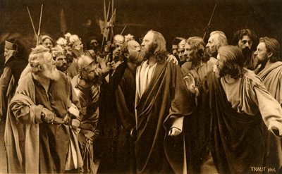 Giuda tradisce il suo maestro, 1922 da Henry Traut