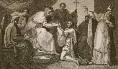 Sottomissione di John, inciso da Delatre, illustrazione da 