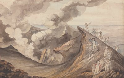 La salita del Vesuvio da Henry Tresham
