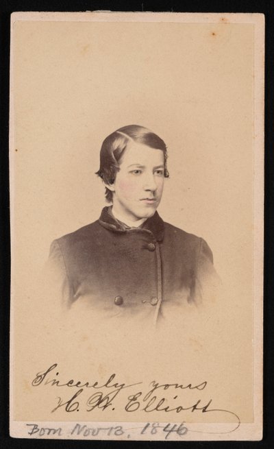 Ritratto di Henry Wood Elliott 1846-1930, 1865 da Henry Ulke