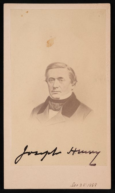 Ritratto di Joseph Henry 1797-1878, 1868 da Henry Ulke