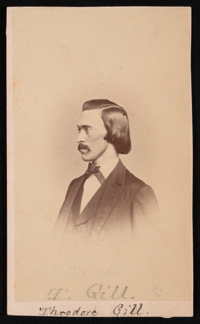 Ritratto di Theodore Nicholas Gill 1837-1914, Tra il 1865 e il 1870 da Henry Ulke